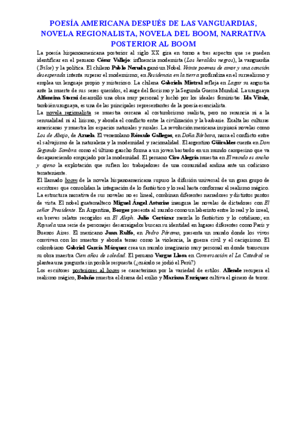 Miniatura del documento 9-HISPANOAMERICA-POESIA-AMERICANA-DESPUES-DE-LAS-VANGUARDIAS-NOVELA-REGIONALISTA-NOVELA-DEL-BOOM-NARRATIVA-POSTERIOR-AL-BOOM.pdf