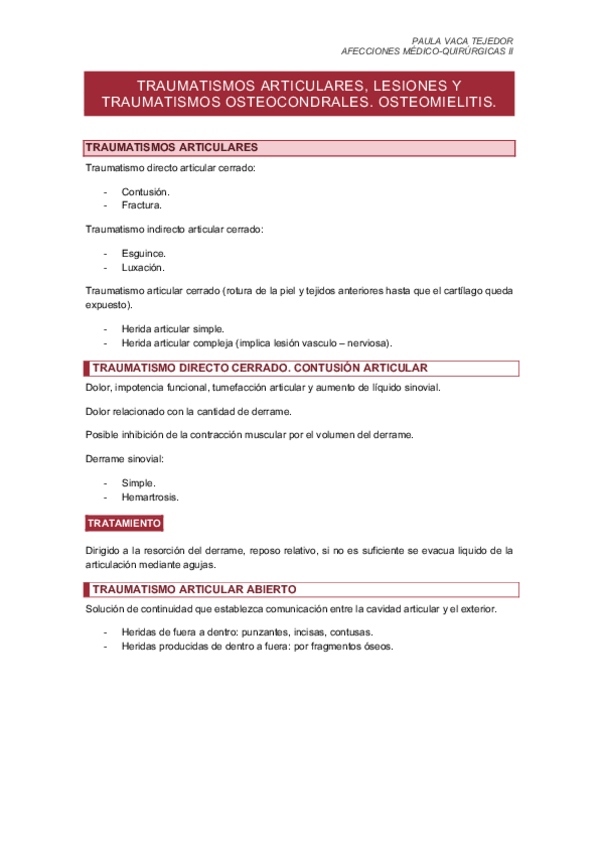 Miniatura del documento TEMA-7.-TRAUMATISMOS-ARTICULARES-LESIONES-Y-TRAUMATISMOS-OSTEOCONDRALES.-OSTEOMIELITIS..pdf