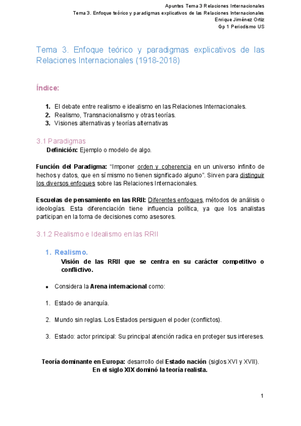 Miniatura del documento Tema 3. Enfoque teórico y paradigmas explicativos de las Relaciones Internacionales.pdf
