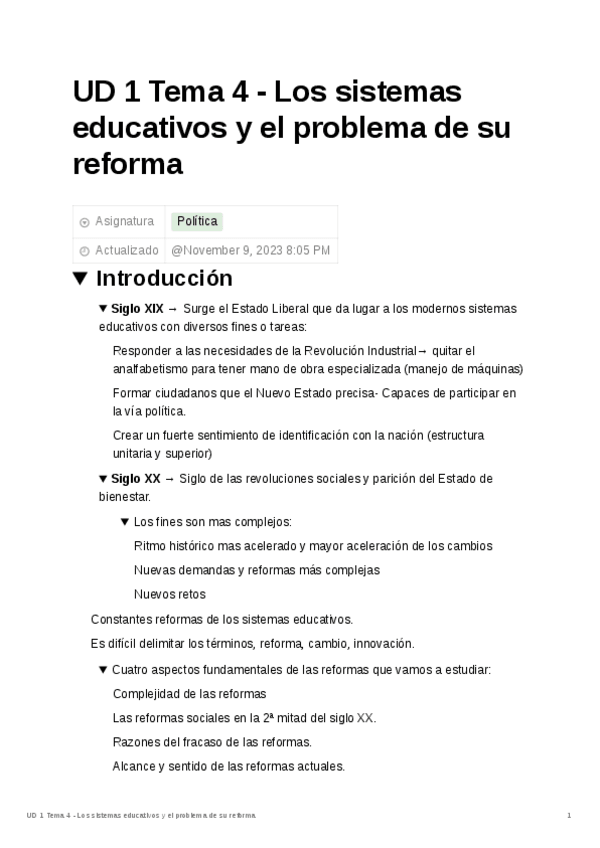 Miniatura del documento UD1Tema4-Lossistemaseducativosyelproblemadesureforma.pdf