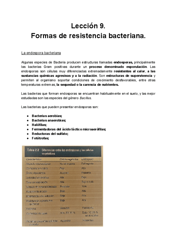 Miniatura del documento Lección 9. Formas de resistencia bacteriana..pdf