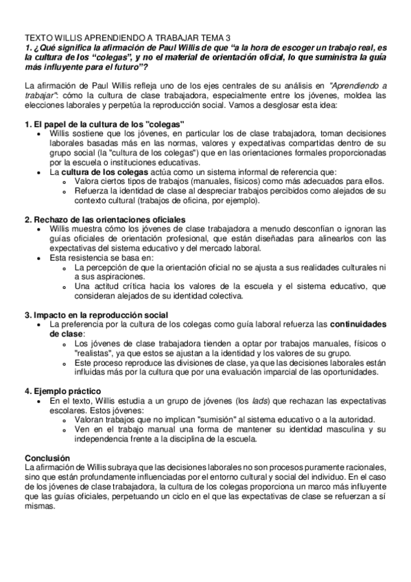 Miniatura del documento Preguntas-Texto-WILLIS.-APRENDIENDO-A-TRABAJAR-tema-3.pdf