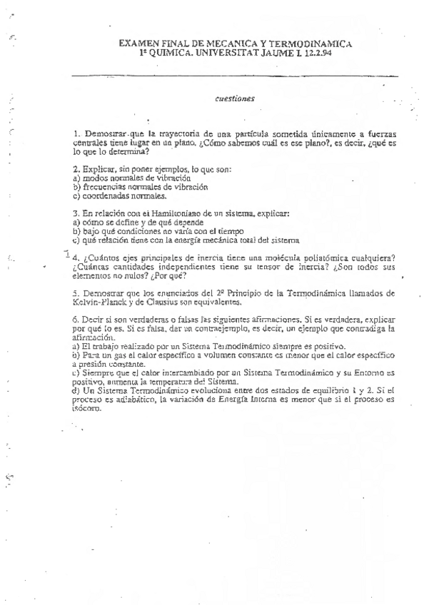 Miniatura del documento MECANICA-Y-TERMODINAMICAexamen-febrero-1994.pdf