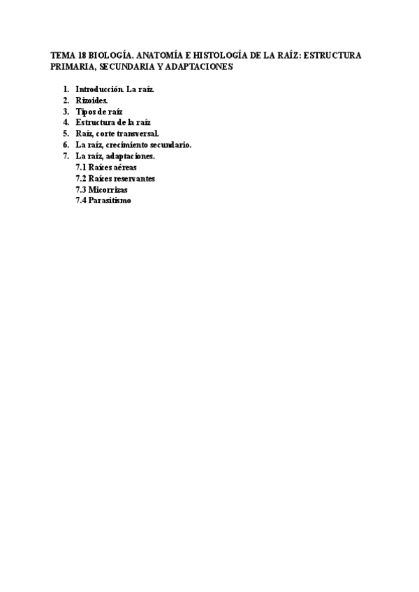 Miniatura del documento TEMA-18-ANATOMIA-E-HISTOLOGIA-DE-LA-RAIZ-ESTRUCTURA-PRIMARIA-SECUNDARIA-Y-ADAPTACIONES.pdf