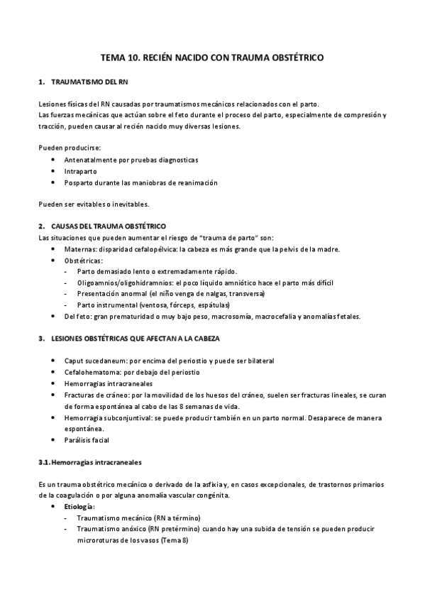 Miniatura del documento Tema 10. RN con trauma obstétrico.pdf