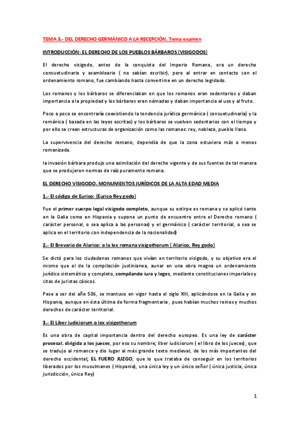 Miniatura del documento TEMA 3. DEL DERECHO GERMÁNICO A LA RECEPCIÓN.pdf