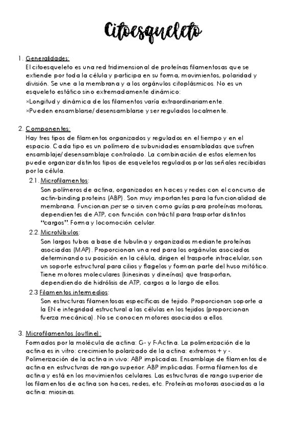 Miniatura del documento Tema 3. Citoesqueleto.pdf
