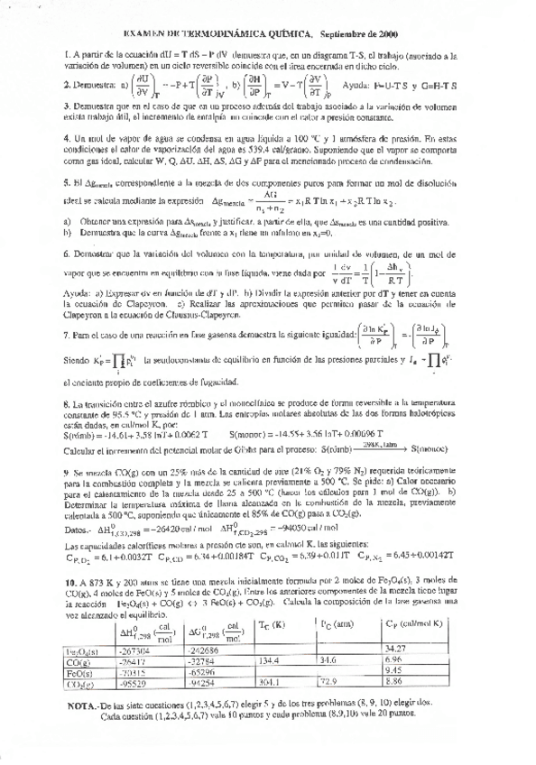 Miniatura del documento TERMODINAMICA-Y-ELECTROQUIMICAEXAMEN-SEPTIEMBRE-20002.pdf