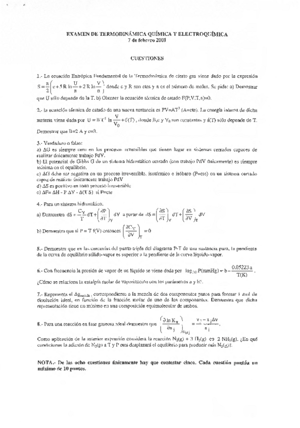 Miniatura del documento TERMODINAMICA-Y-ELECTROQUIMICAEXAMEN-CUESTIONES-FEBRERO-20012.pdf