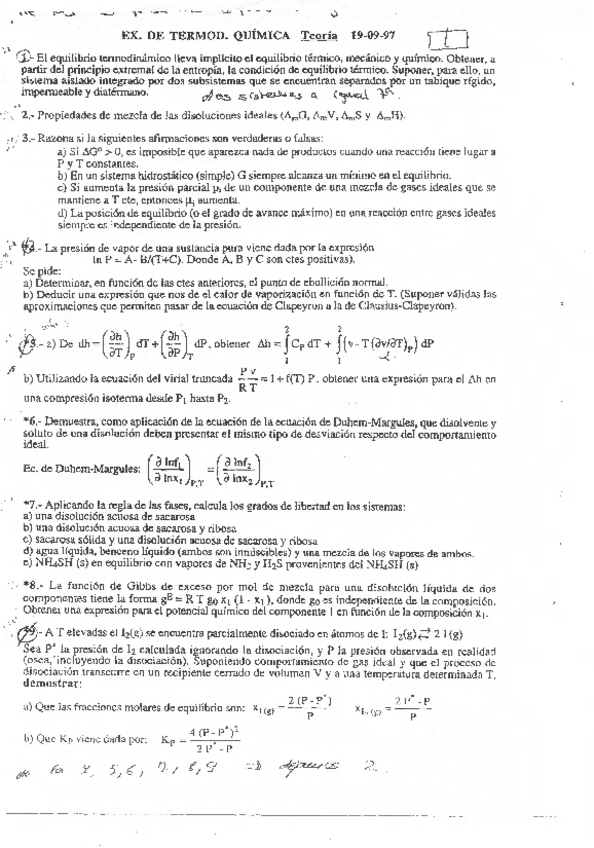Miniatura del documento TERMODINAMICA-Y-ELECTROQUIMICAEXAMEN-CUESTIONES-SEPTIEMBRE-1997.pdf
