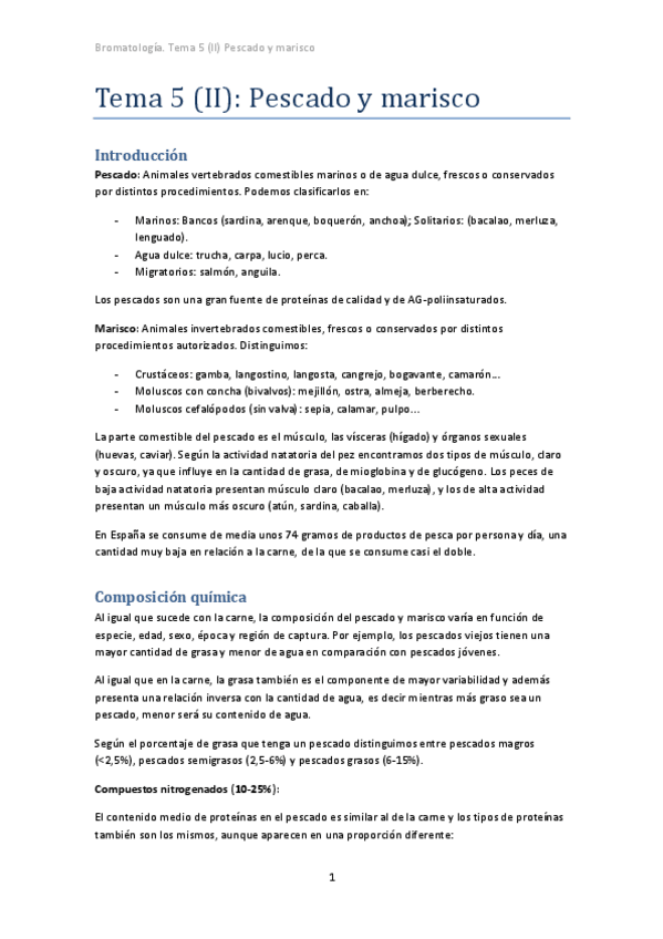 Miniatura del documento Tema 5 (II) Pescados y mariscos.pdf