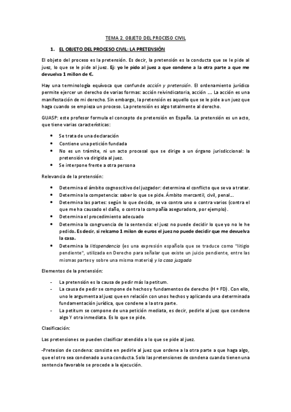 Miniatura del documento TEMA 2 objeto del proceso civil.pdf