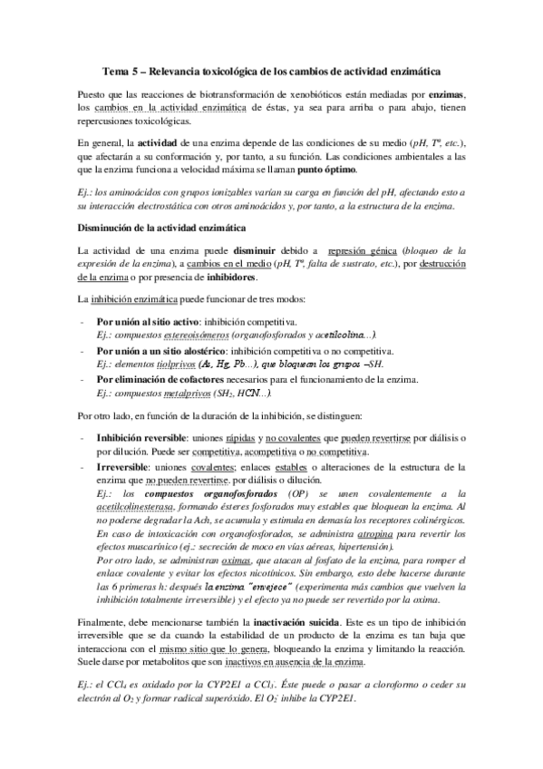Miniatura del documento Tema 5 - Cambios de actividad enzimática.pdf