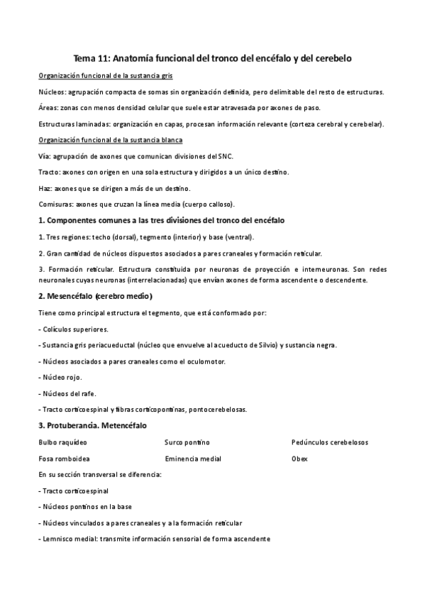 Miniatura del documento Tema-11.-Anatomia-funcional-del-tronco-del-encefalo-y-del-cerebelo.pdf