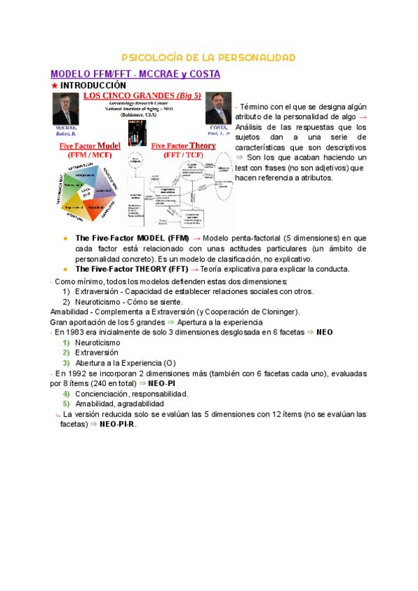 Miniatura del documento Tema 5: Modelo FFM/FFT - McCrae y Costa.pdf