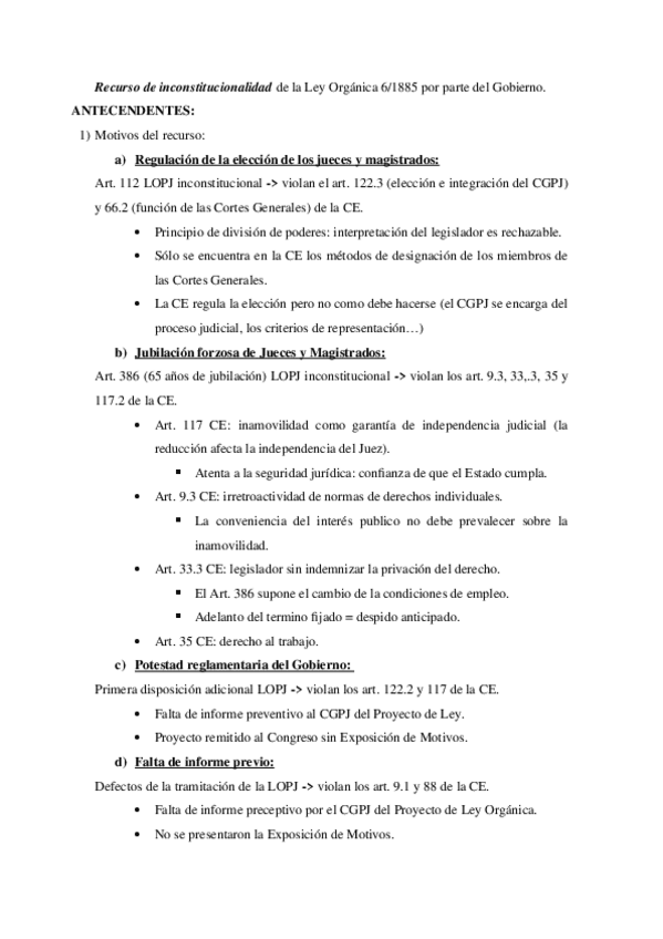 Miniatura del documento Recurso de inconstitucionalidad de la Ley Orgánica 6.docx
