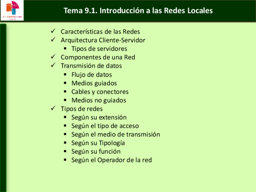 Miniatura del documento Tema-9.1-Introduccion-a-las-Redes-Locales.pdf