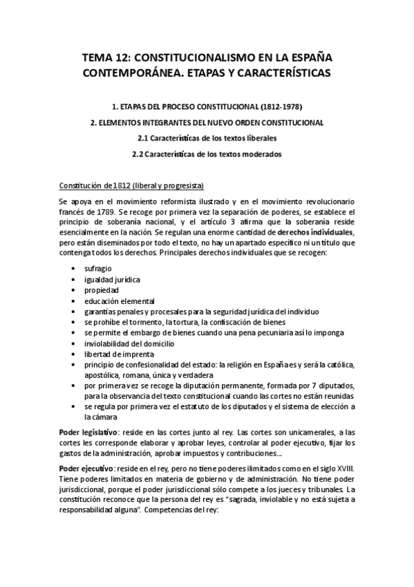Miniatura del documento TEMA-12-Constitucionalismo-en-la-Espana-Contemporanea.-Etapas-y-Caracteristicas.pdf