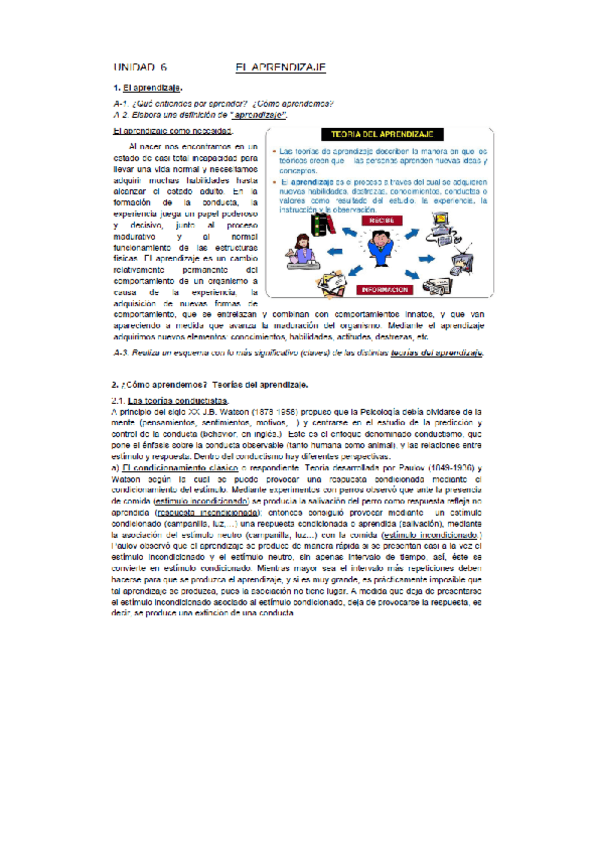 Miniatura del documento Psicologia 2º Bach TEMA 6.pdf