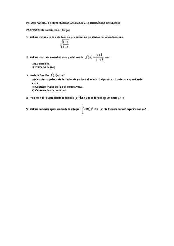 Miniatura del documento PRIMER PARCIAL DE MATEMÁTICAS APLICADAS A LA BIOQU.pdf