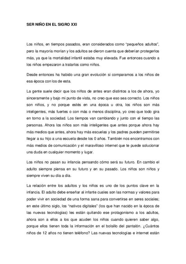 Miniatura del documento SER NIÑO EN EL SIGRO XXI.docx