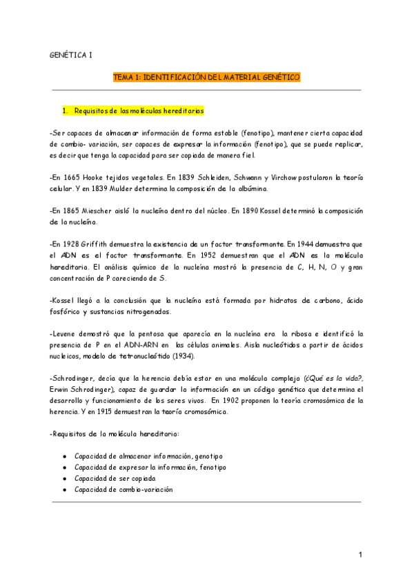 Miniatura del documento GENETICA I - TODOS LOS TEMAS.pdf