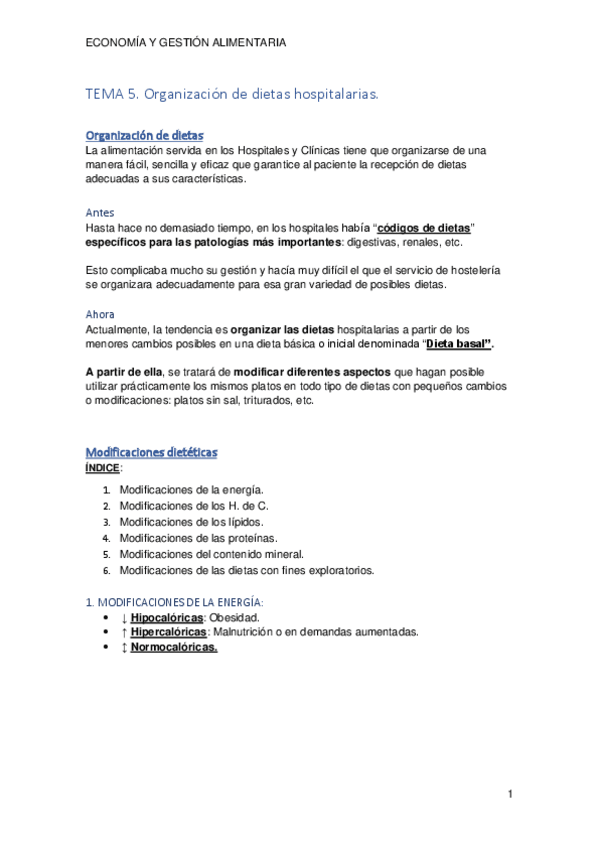 Miniatura del documento TEMA 5. Alimentación en los hospitales.pdf