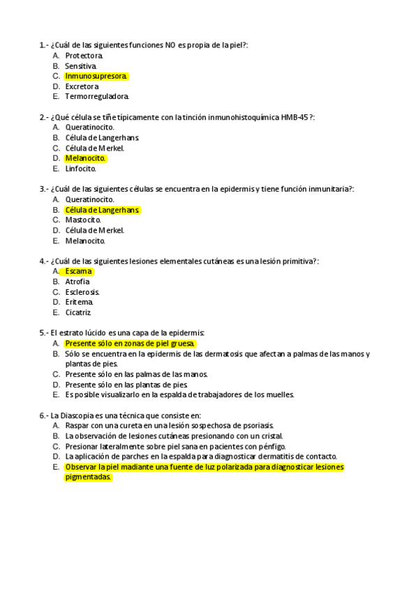 Miniatura del documento EXAMEN-DERMA-CON-RESPUESTAS.pdf