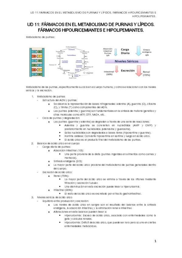 Miniatura del documento UD-11-FARMACOS-EN-EL-METABOLISMO-DE-PURINAS-Y-LIPIDOS.-FARMACOS-HIPOURICEMIANTES-E-HIPOLIPEMIANTES.pdf