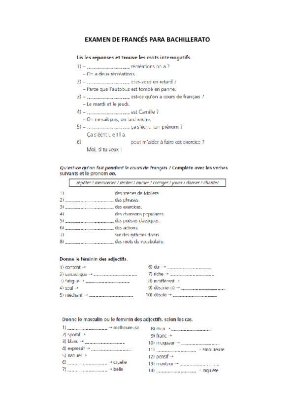 Miniatura del documento EXAMEN DE FRANCÉS PARA BACHILLERATO.pdf