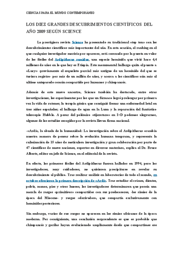 Miniatura del documento Tema 6 cultura cientifica descubrimientos cientificos 2009.pdf