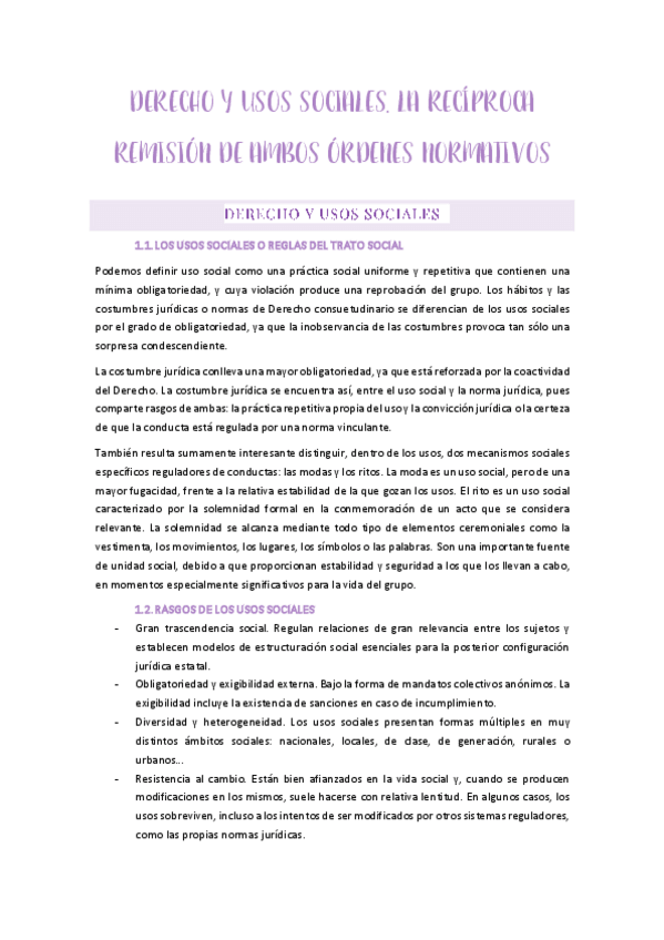 Miniatura del documento TEMA 4. DERECHO Y USOS SOCIALES. LA RECÍPROCA REMISIÓN DE AMBOS ÓRDENES NORMATIVOS.pdf