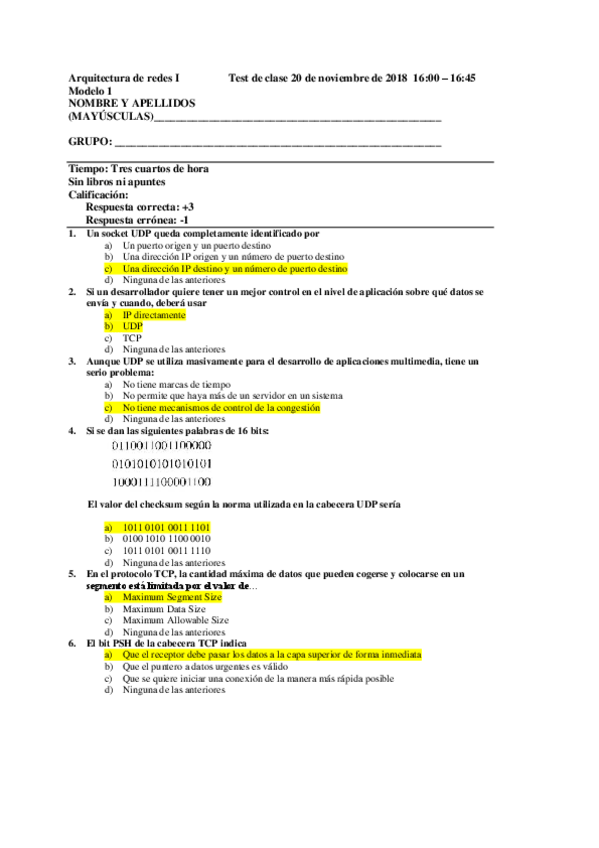 Miniatura del documento AR1  Test 3 de clase 2018 11 20 Todos los modelos.pdf