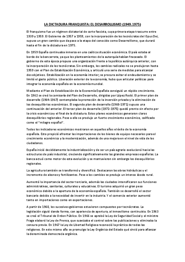 Miniatura del documento 22. LA DICTADURA FRANQUISTA. EL DESARROLLISMO.pdf