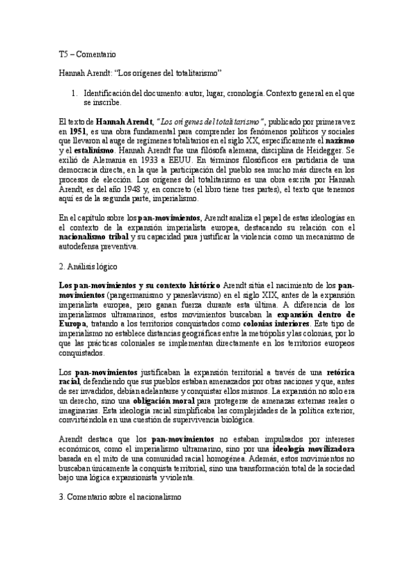 Miniatura del documento T5 - Comentario: Hannah-Arendt-Los-origenes-del-totalitarismo.pdf