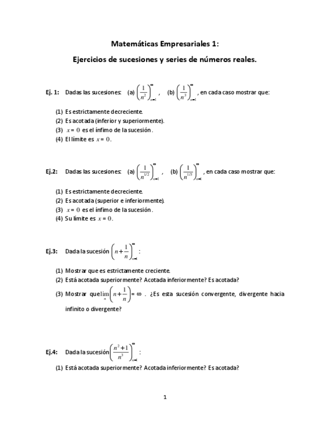 Miniatura del documento Ejercicios Mat Empresariales 1 sucesiones y series.pdf
