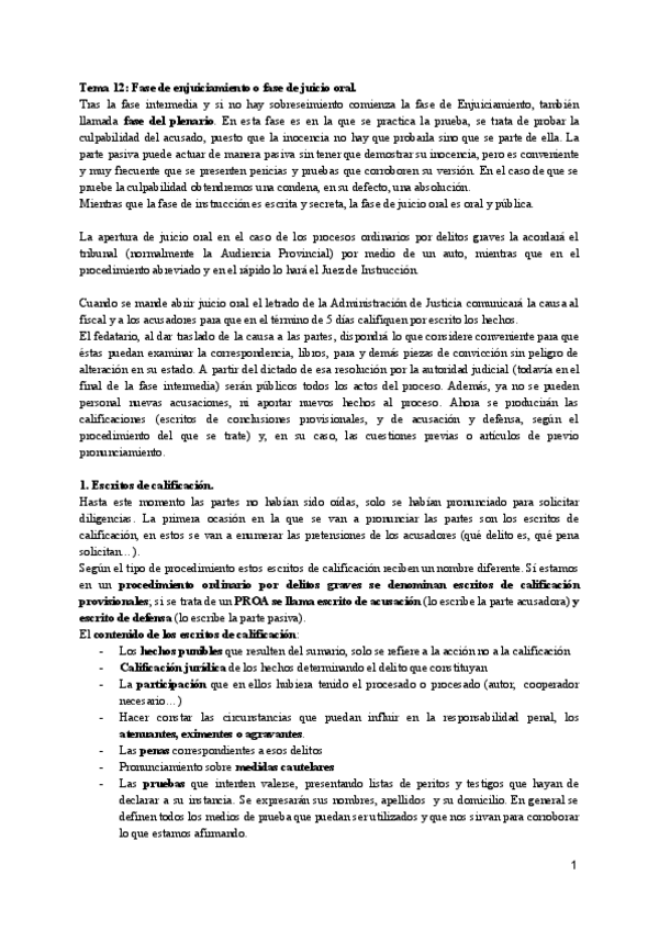 Miniatura del documento Tema 12_ Fase de enjuiciamiento o fase de juicio oral.pdf