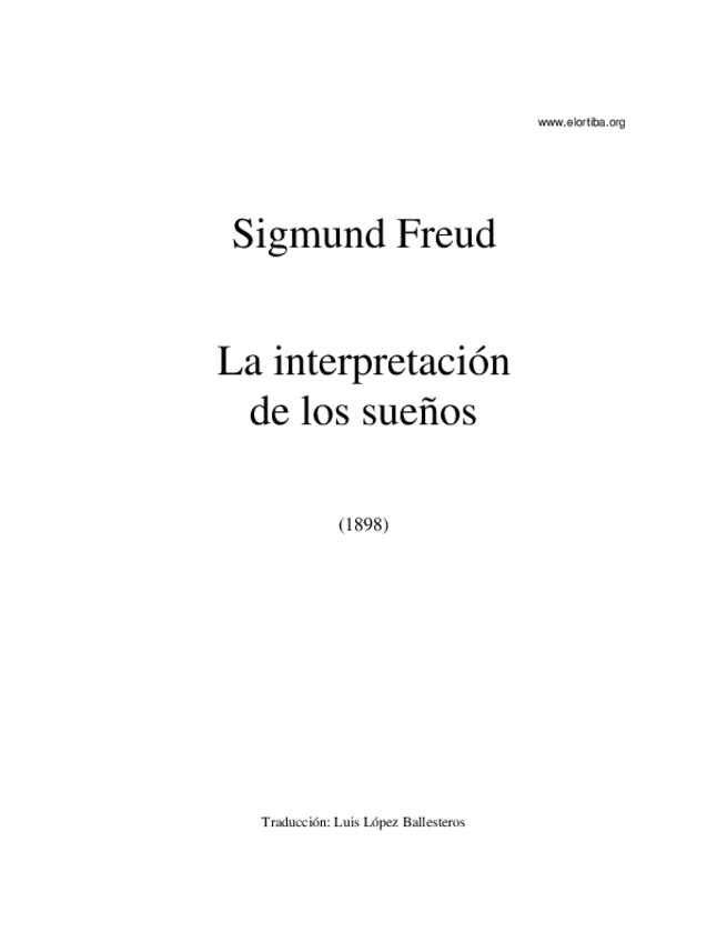 Miniatura del documento La-Interpretacion-de-los-Suenos-Autor-Sigmund-Freud.pdf