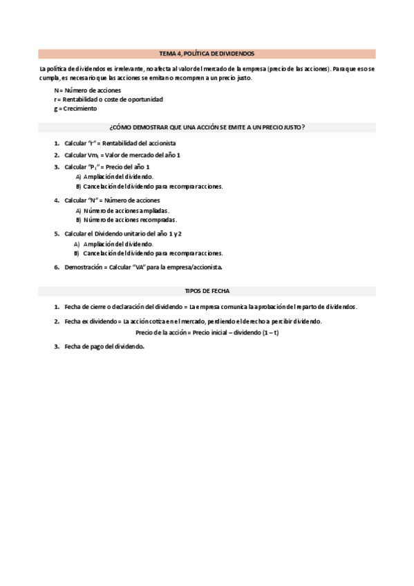 Miniatura del documento Problemas Tema 4, Política de dividendos.pdf