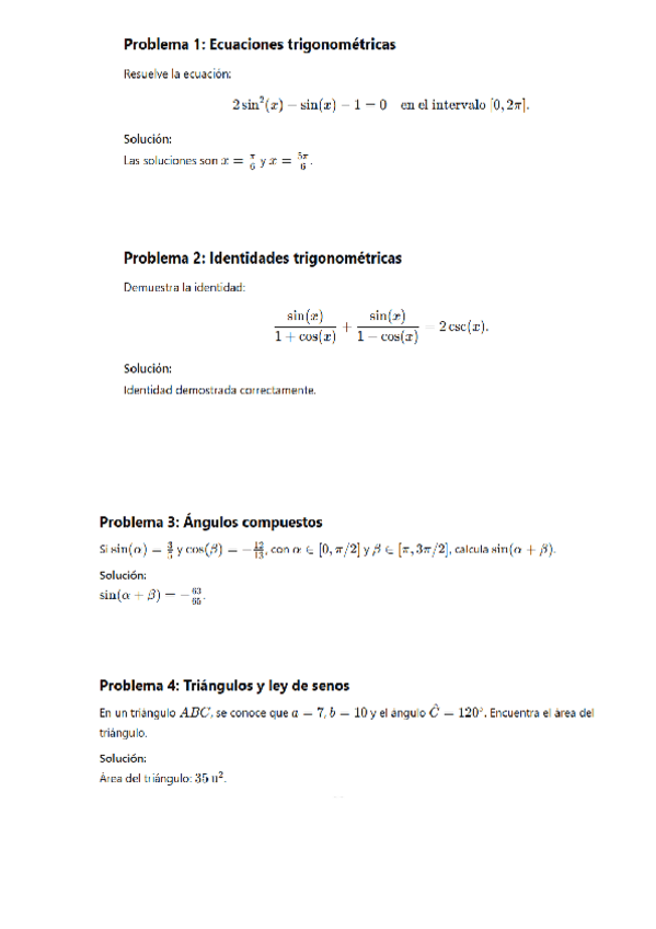 Miniatura del documento Problemas-Trigonometria-2-Bachillerato.pdf