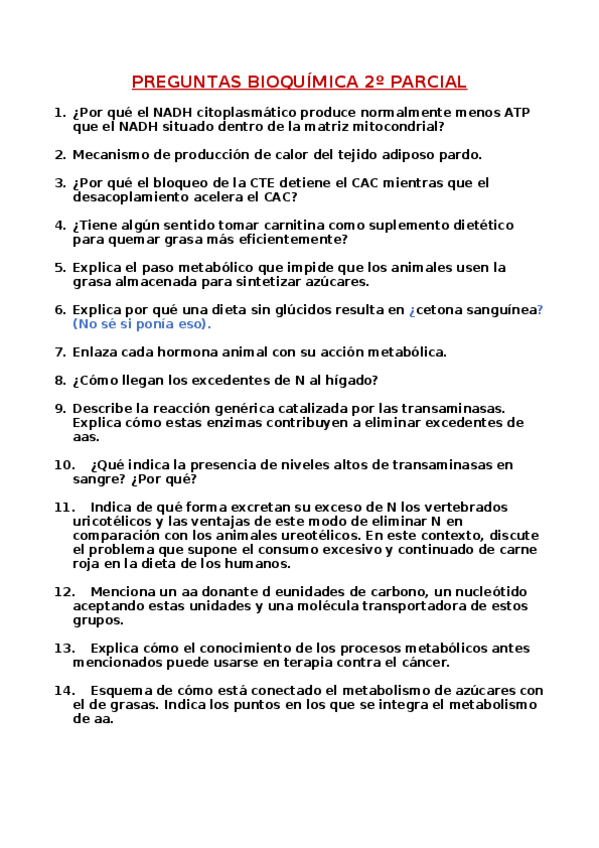 Miniatura del documento PREGUNTAS BIOQUÍMICA 2º PARCIAL.docx