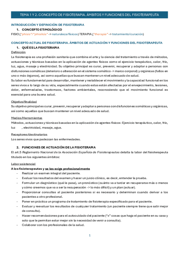 Miniatura del documento Temas 1 y 2_Concepto de fisioterapia. Ámbitos y funciones del fisioterapeuta.pdf
