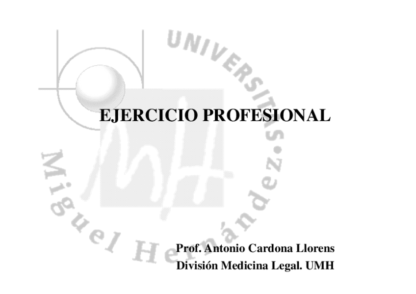 Miniatura del documento Tema 1.5 EJERCICIO PROFESIONAL [Modo de compatibilidad].pdf