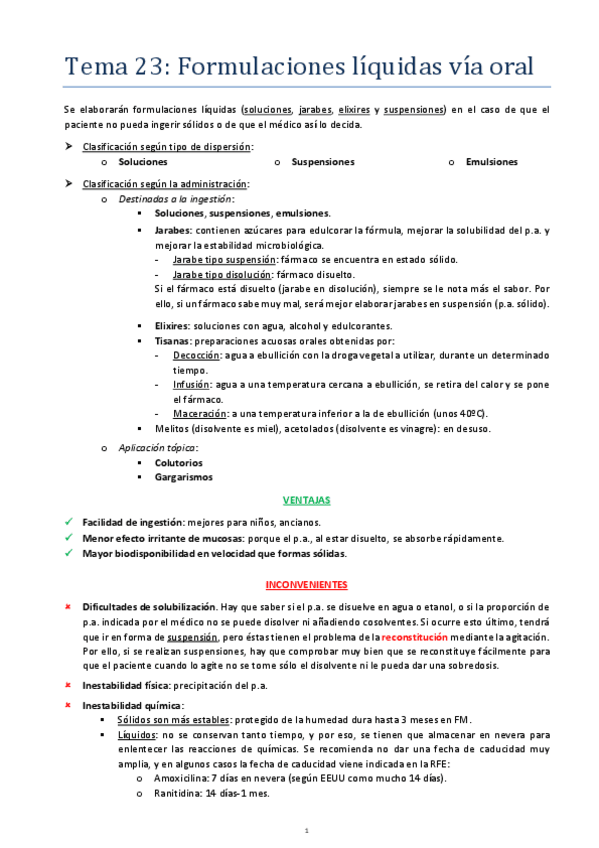 Miniatura del documento Tema 23. Formulaciones líquidas vía oral.pdf