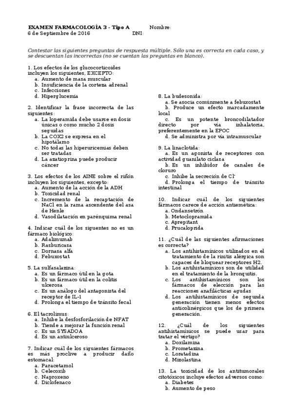 Miniatura del documento EXAMEN FARMACOLOGÍA  3.docx