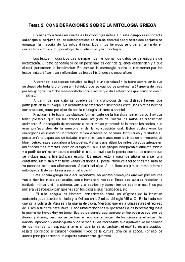 Miniatura del documento Tema 2 mitologia.pdf