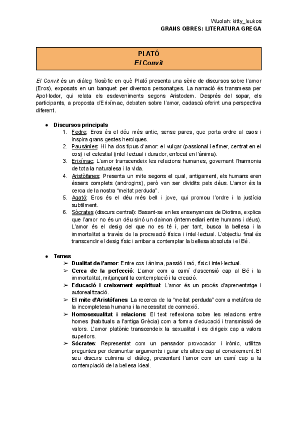 Miniatura del documento LITERATURA GREGA Plató - El convit.pdf