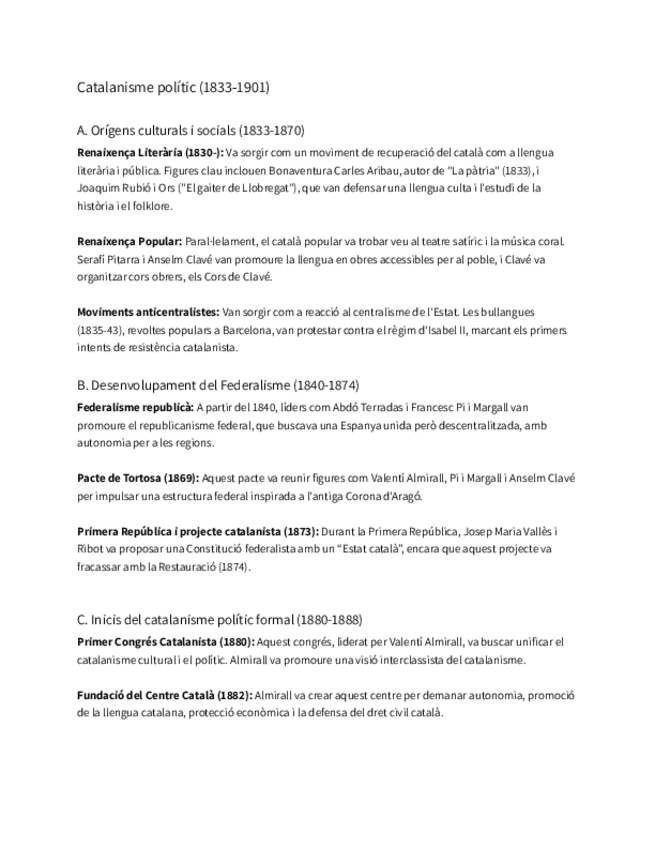 Miniatura del documento Resum-Catalanisme-politic-1833-1901.pdf