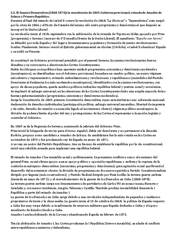 Miniatura del documento 5.3.-El-Sexenio-Democratico-1868-1874-la-constitucion-de-1869.-Gobierno-provisional-reinado-de-Amadeo-de-Saboya-y-Primera-Republica..pdf