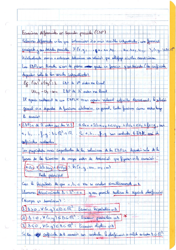 Miniatura del documento Resumen Ecuaciones diferenciales en derivadas parciales.pdf